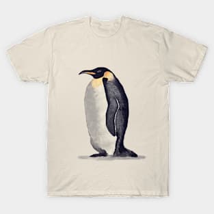 Emperor Penguin Painting T-Shirt